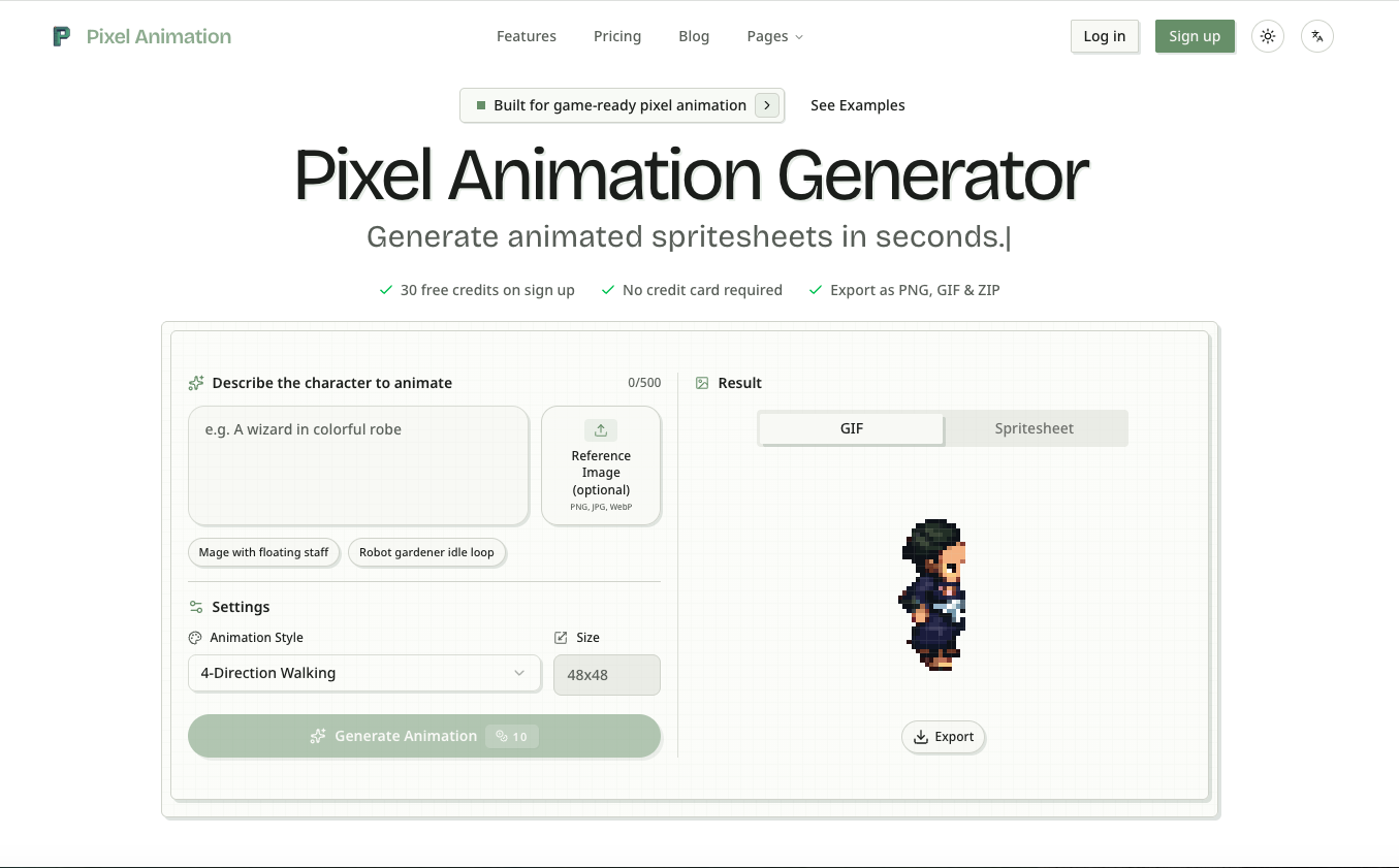 AI Pixel Animation screenshot