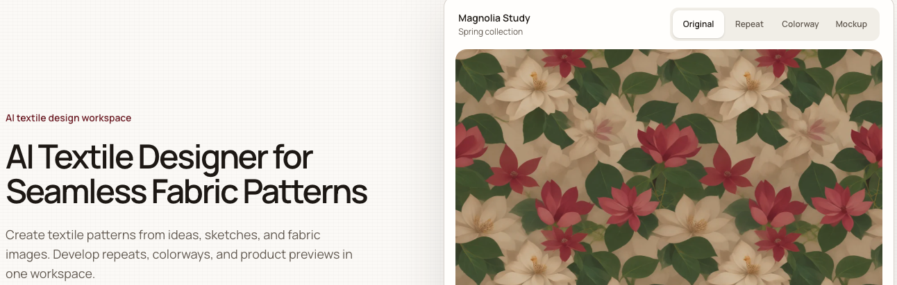 AI Textile Designer  screenshot