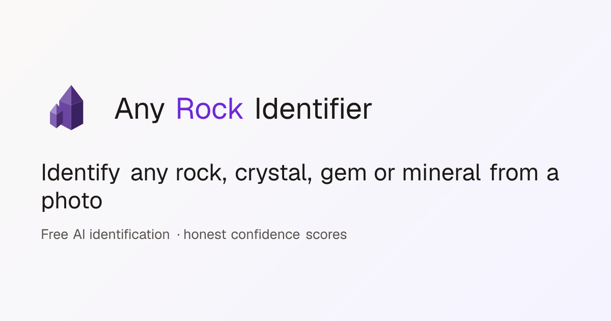 Any Rock Identifier screenshot