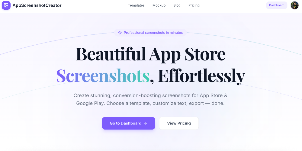 AppScreenshot Creator screenshot