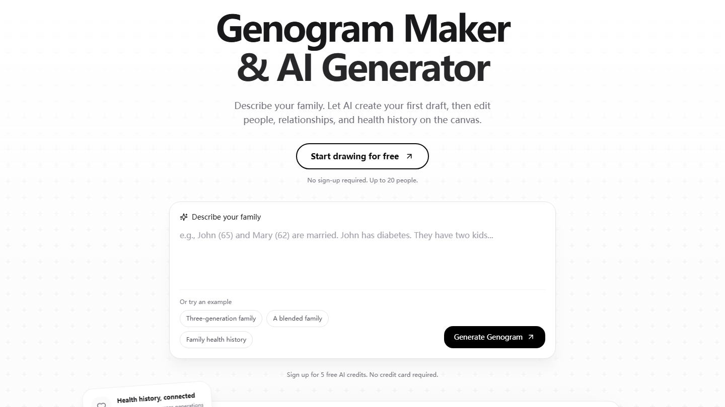 GenogramLab screenshot