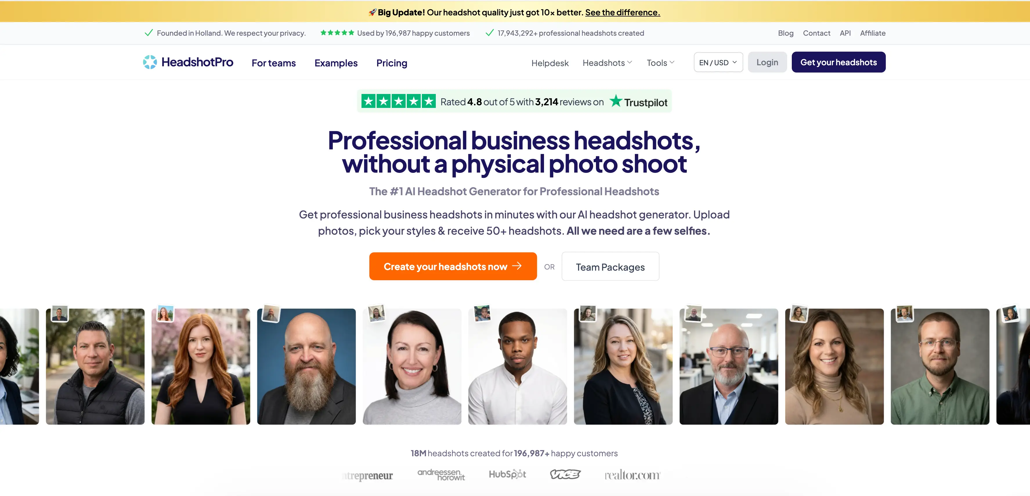 HeadshotPro - AI Tool