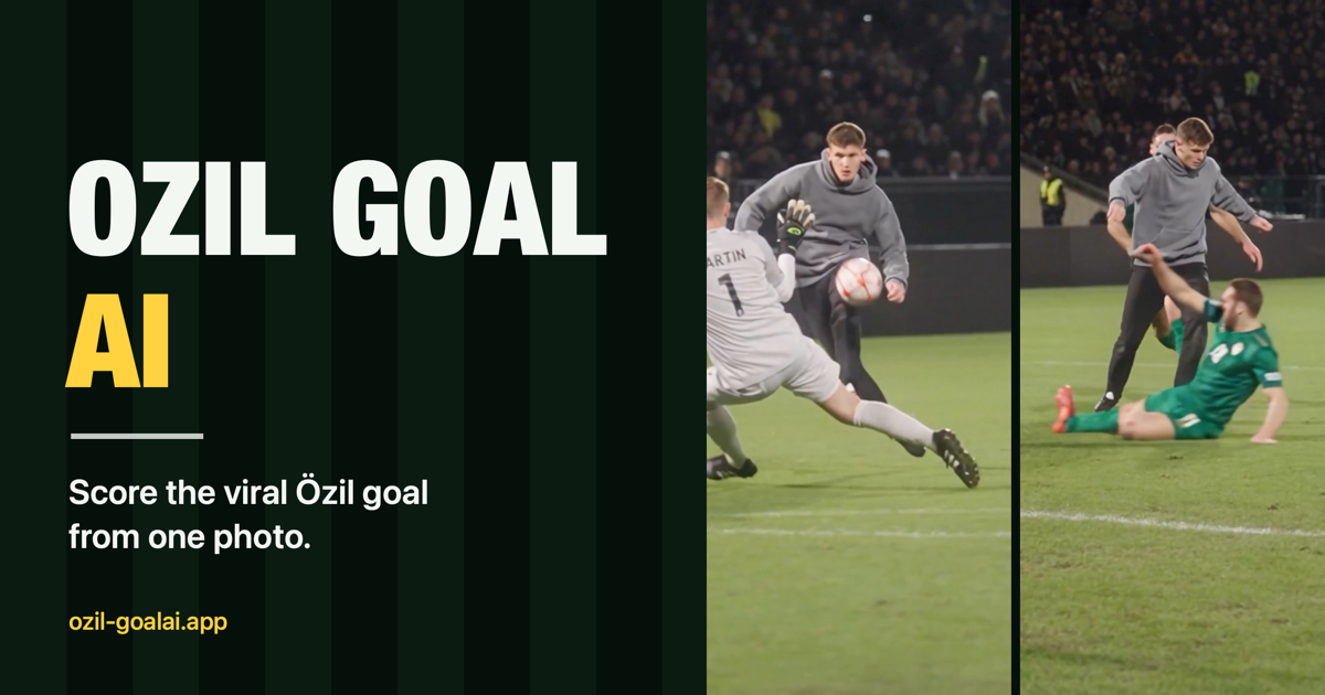 Ozil Goal AI screenshot