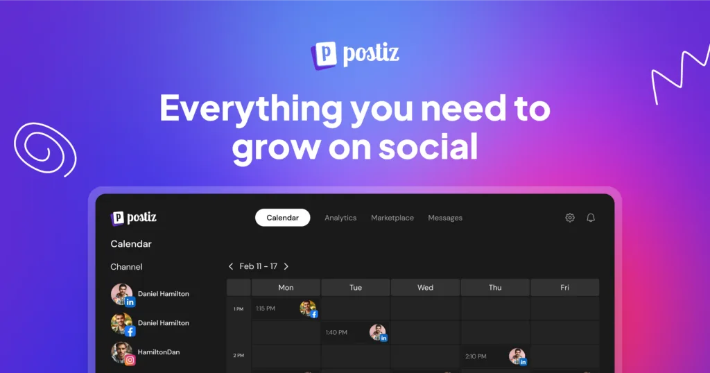 Postiz screenshot