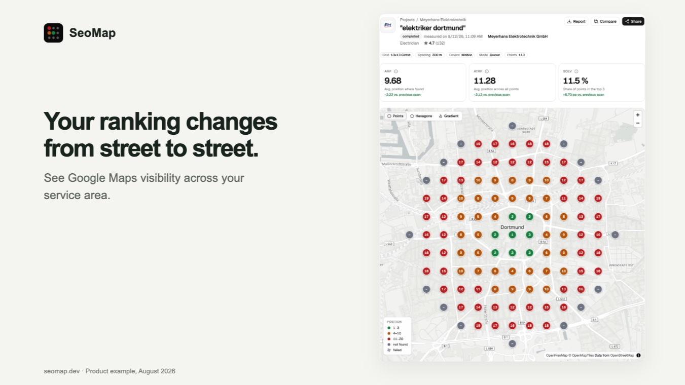 SeoMap screenshot