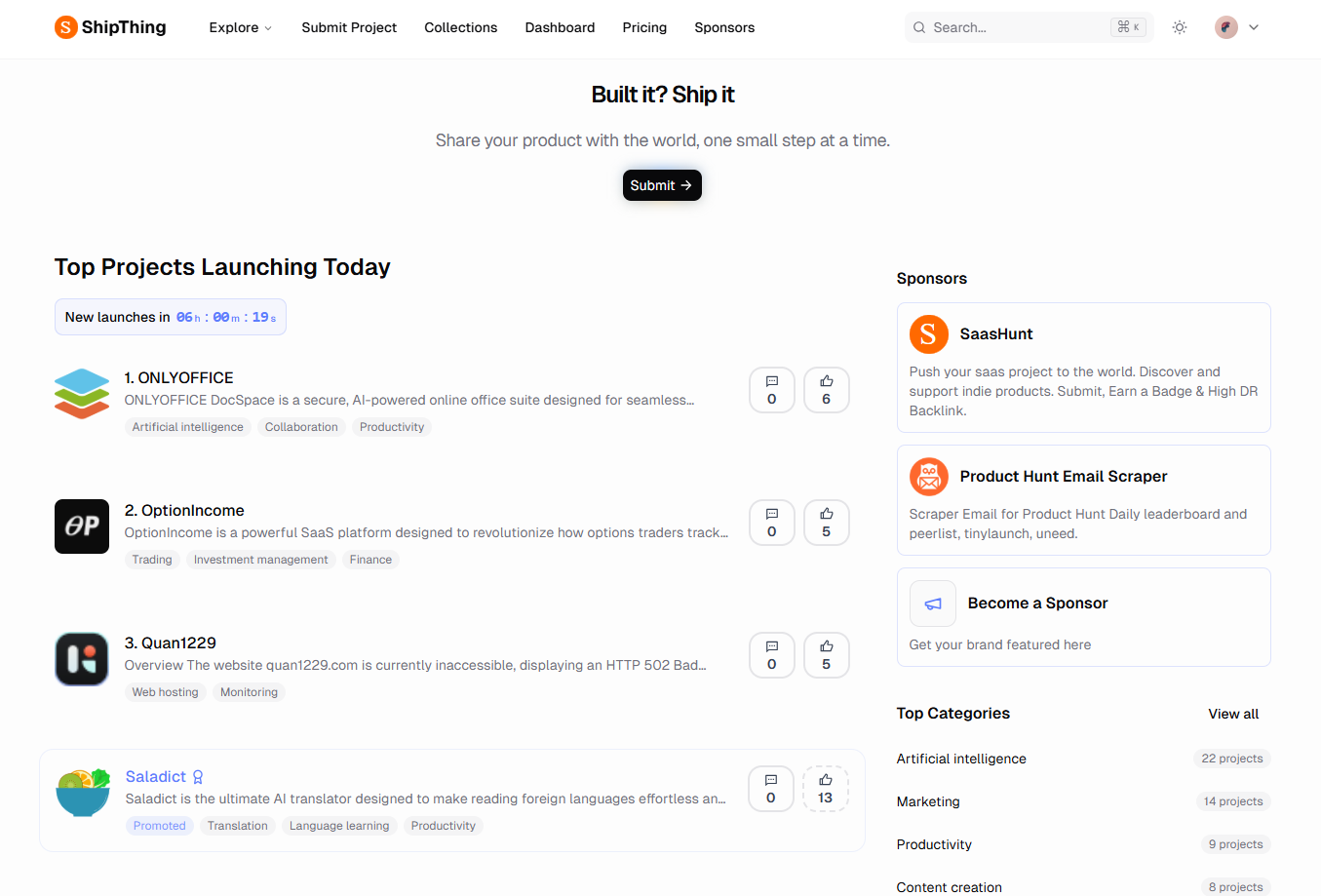 ShipThing - AI Tool