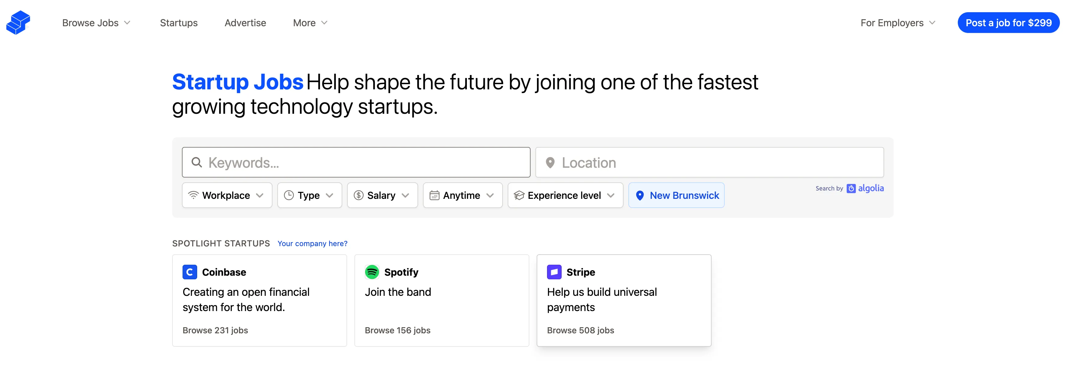 Startup Jobs screenshot