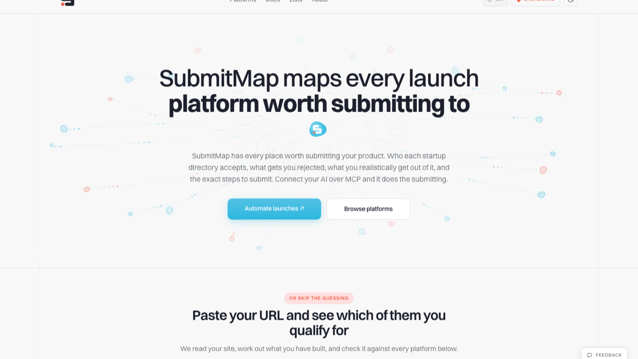 SubmitMap screenshot