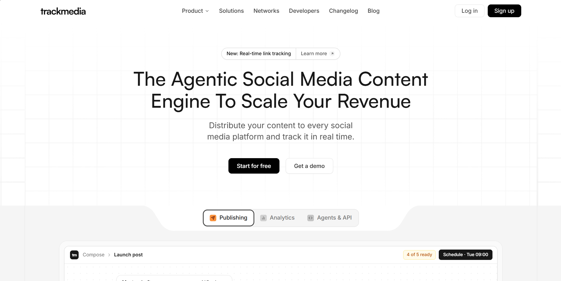 TrackMedia - AI Tool