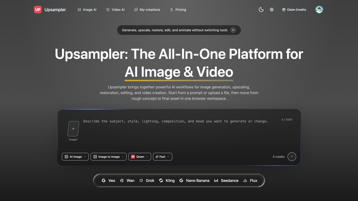 Upsampler screenshot