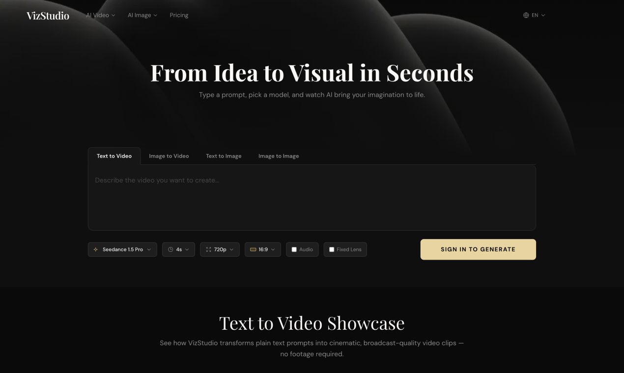 Vizstudio screenshot