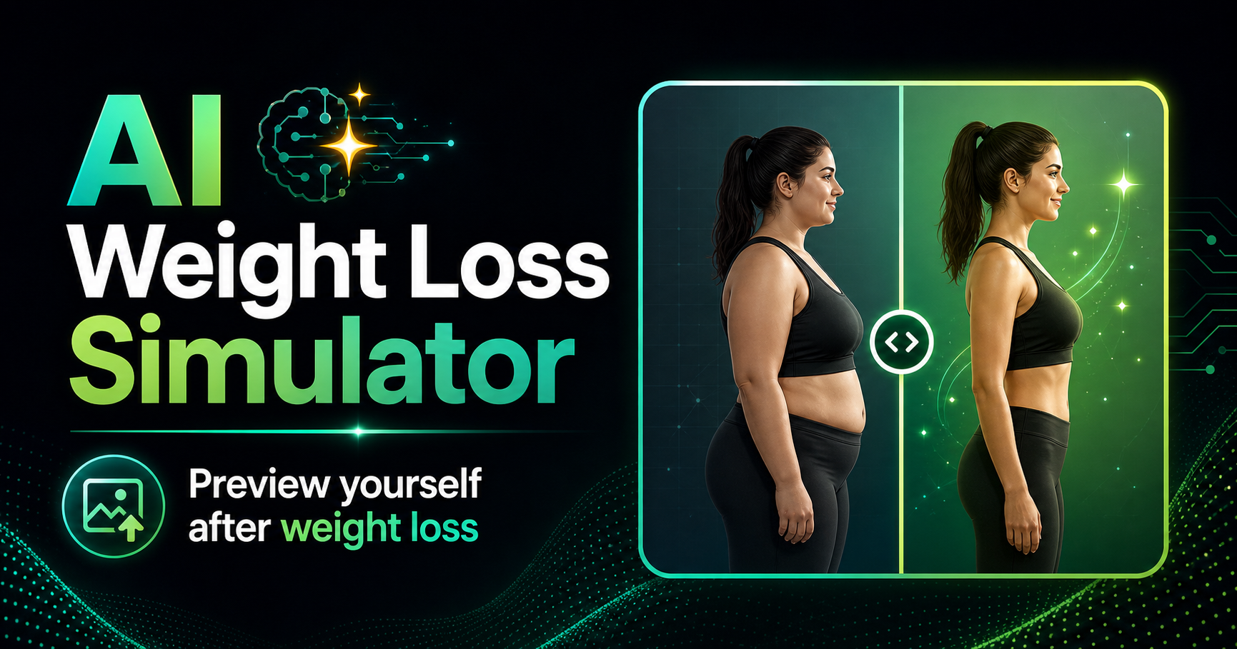 AI Weight Loss Simulator screenshot