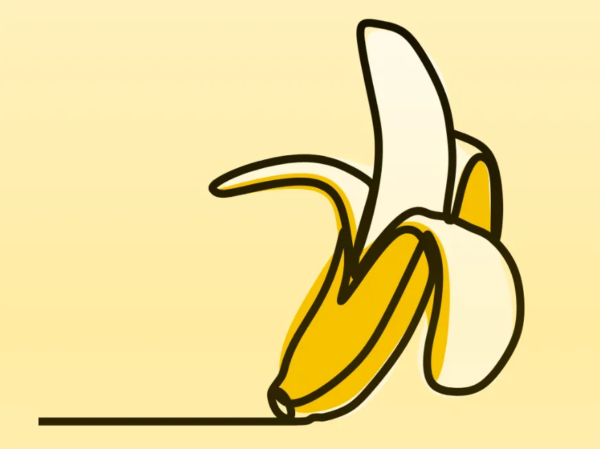 paper banana icon
